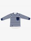 Long-sleeved T-shirt striped Whale