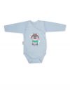 Long-sleeved wrapover bodysuit 1F BABY WOLF
