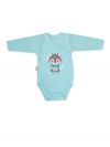 Long-sleeved wrapover bodysuit 1F BABY WOLF