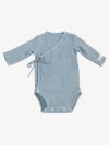 Long-sleeved wrapover bodysuit COASTAL