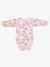 Long-sleeved wrapover bodysuit DARLING