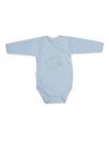 Long-sleeved wrapover bodysuit ELEPHANT