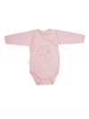 Long-sleeved wrapover bodysuit ELEPHANT