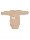 Long-sleeved wrapover bodysuit FRUITS