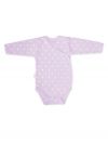 Long-sleeved wrapover bodysuit MINI