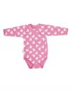 Long-sleeved wrapover bodysuit SAILBOAT