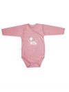 Long-sleeved wrapover bodysuit SWAN
