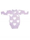 Long-sleeved wrapover bodysuit SWEET