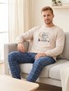 Men's long-sleeved pajamas MÁME VŠETKO