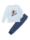 Men's long-sleeved pajamas SNOW RIDER