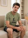 Men's short-sleeved pajamas DOWNHILL