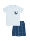 Men's short-sleeved pajamas SOCCER STRIKE