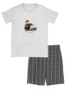 Men's short-sleeved pajamas TEDDY RACER