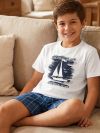 Pyjamas NAUTICAL DREAM with short sleeves