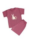 Pyjamas SWEET BUNNY with short sleeves