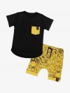 Set of T-shirt and shorts Yellow