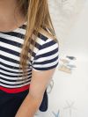 Short-sleeved dress MARITIME