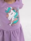Short-sleeved dress UNICORN