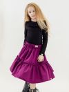 fialová sukňa pre dievčatko