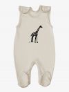 Sleeveless footie GIRAFFE