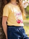 T-shirt with short sleeves  HONEY CHERRY