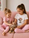 T-shirt with short sleeves  LITTLE PUPPY