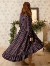 Women's long-sleeved dress ROYAL