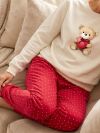 Women's pyjamas TEDDY LOVE long sleeves