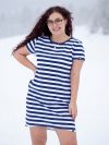 Women's short-sleeved tunic Whale