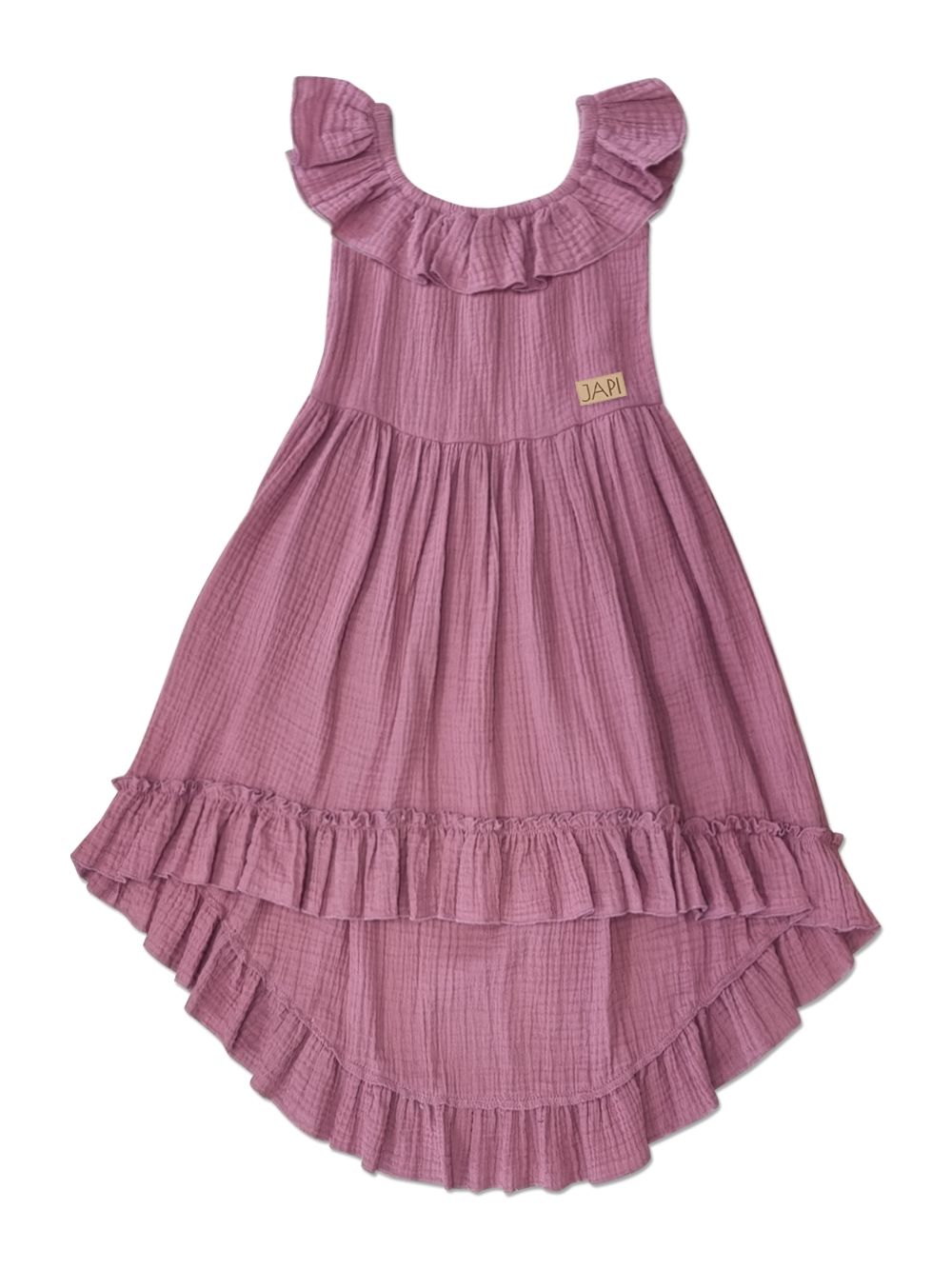 Women's dress PEONY short-sleeved