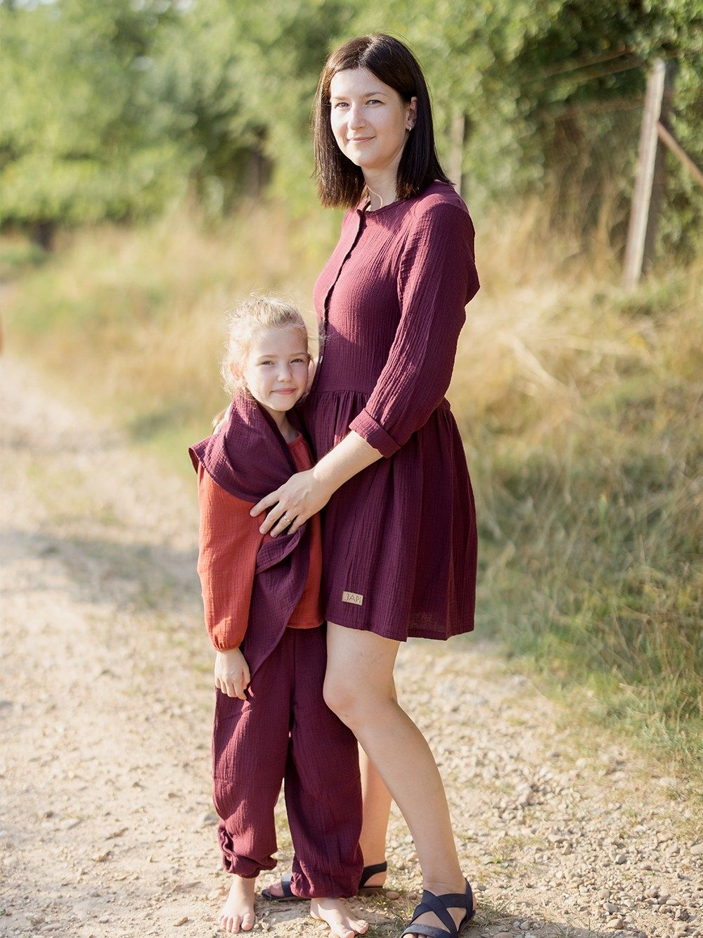 Women's long-sleeved dress PURE