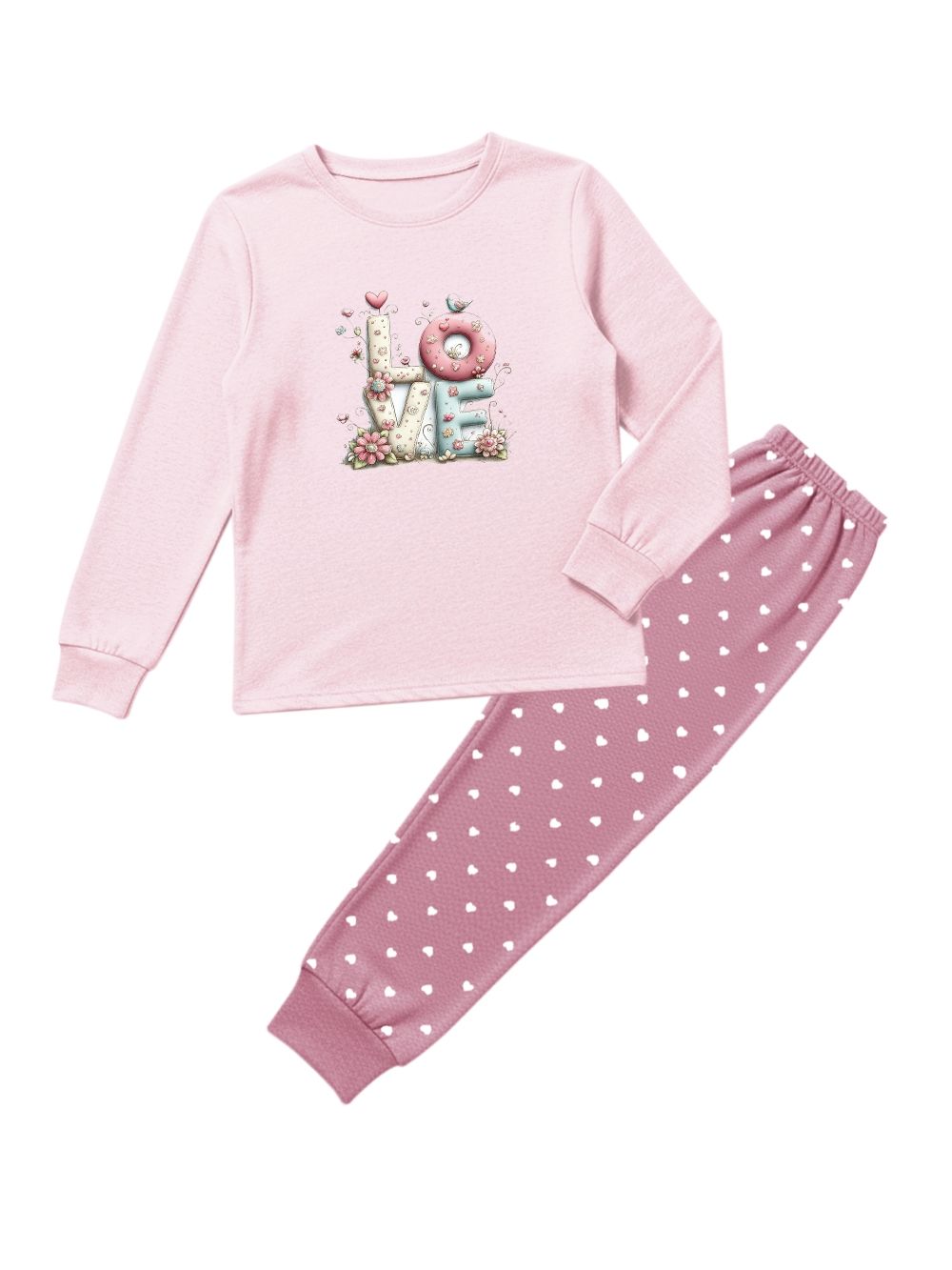 Women's pyjamas LOVE long sleeves