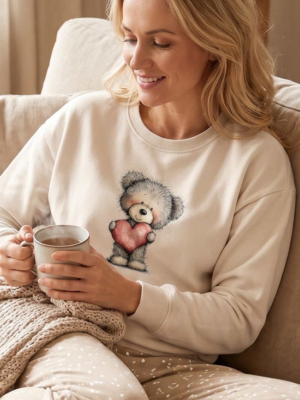 Women's pyjamas LOVELY TEDDY long sleeves