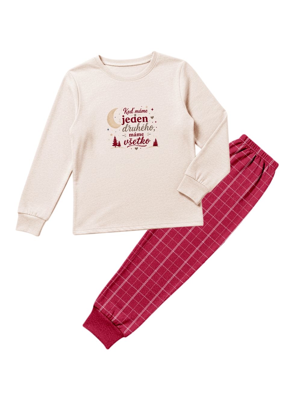 Women's pyjamas MÁME VŠETKO long sleeves